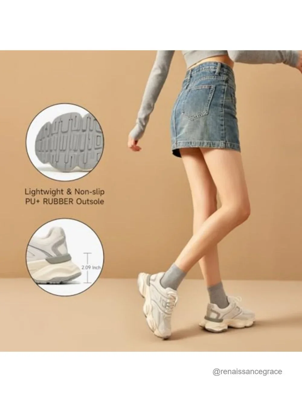 Women's Wide Walking Sneakers Retro Suede Mesh Breathable Running Shoes